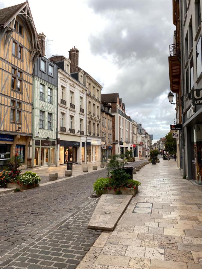 Studio Zola Situe En Plein Centre-Ville De Troyes Bagian luar foto
